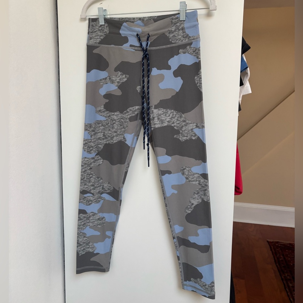 Aerie Gray and Blue Camouflage Leggings